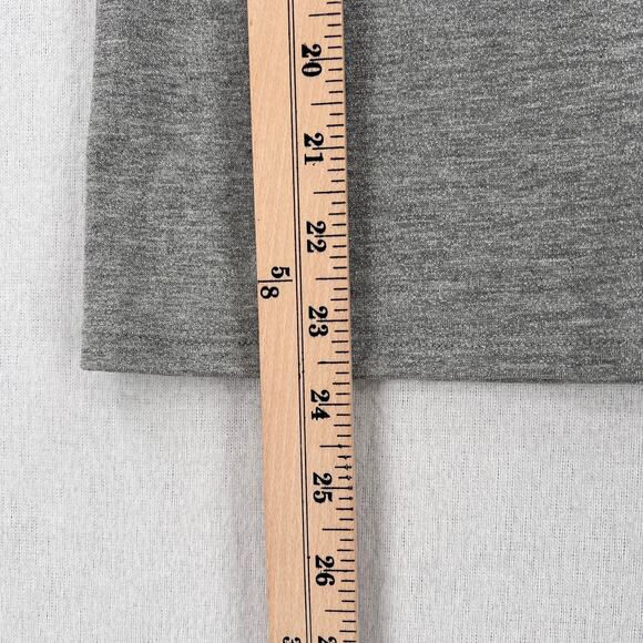 ENZA COSTA Lurex Jersey Sleeveless Turtleneck Top Womens Medium Light Gray NEW - Picture 13 of 13